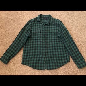 Button down flannel shirt